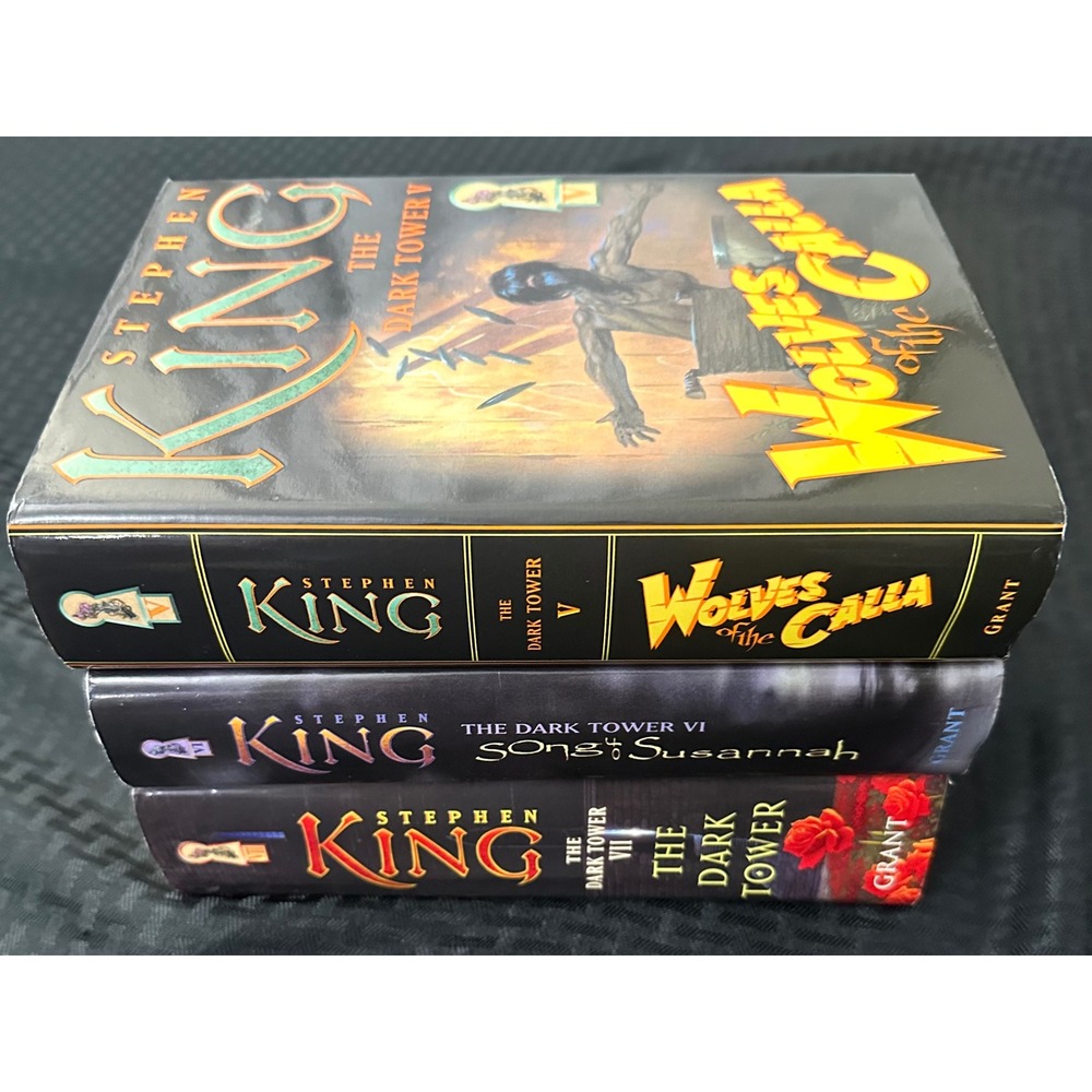 Stephen King The Dark Tower V VI VII Hardcover Lot 1st Edition 1st Print Grant